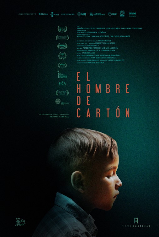 El hombre de cartn Short Film Poster