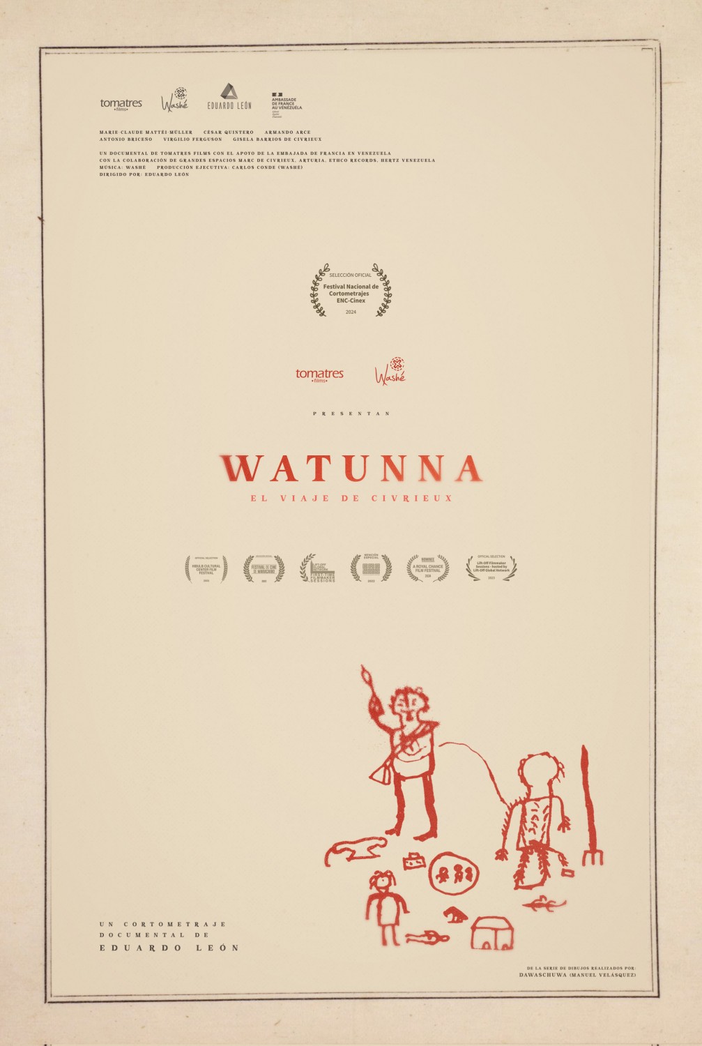 Extra Large Movie Poster Image for Watunna: El viaje de Civrieux