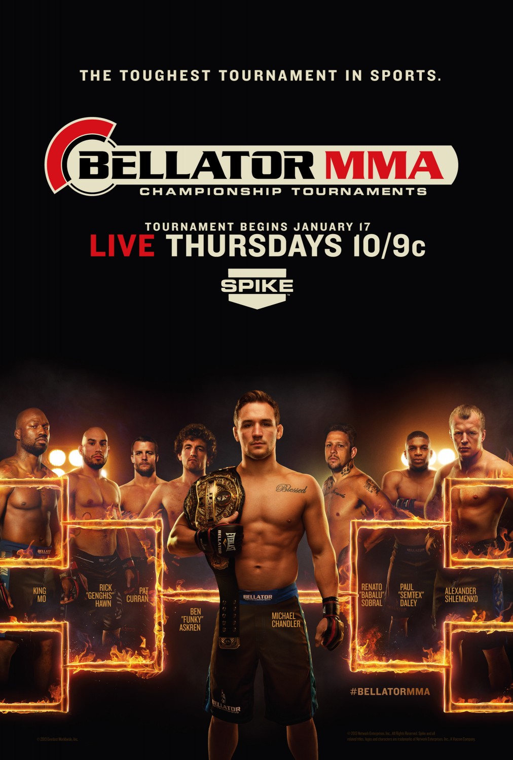 Extra Large TV Poster Image for Bellator MMA (#2 of 2)