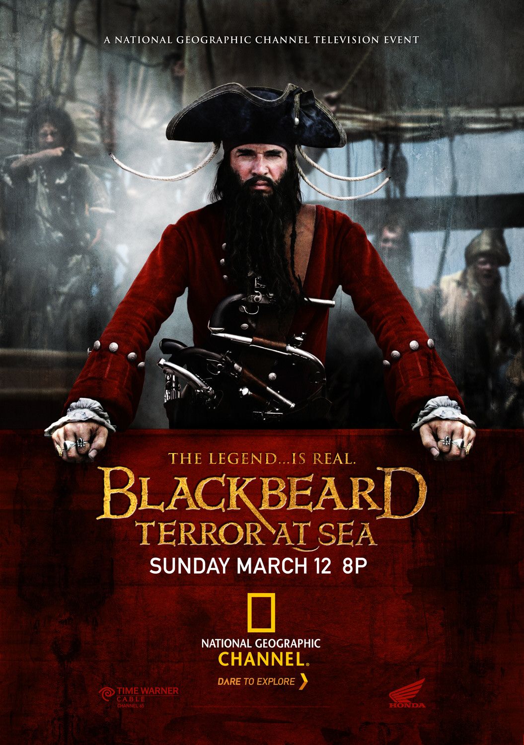 Extra Large TV Poster Image for Blackbeard: Terror at Sea 
