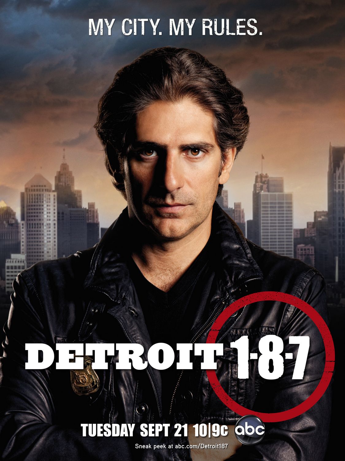 Extra Large TV Poster Image for Detroit 1-8-7 