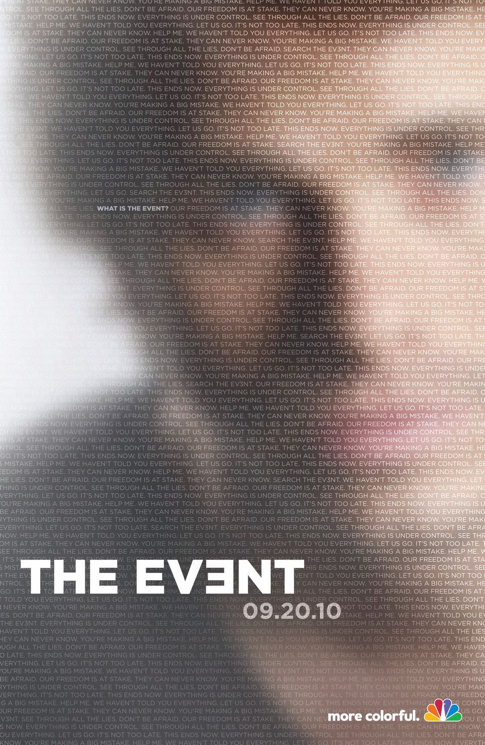 Extra Large TV Poster Image for The Event (#1 of 11)
