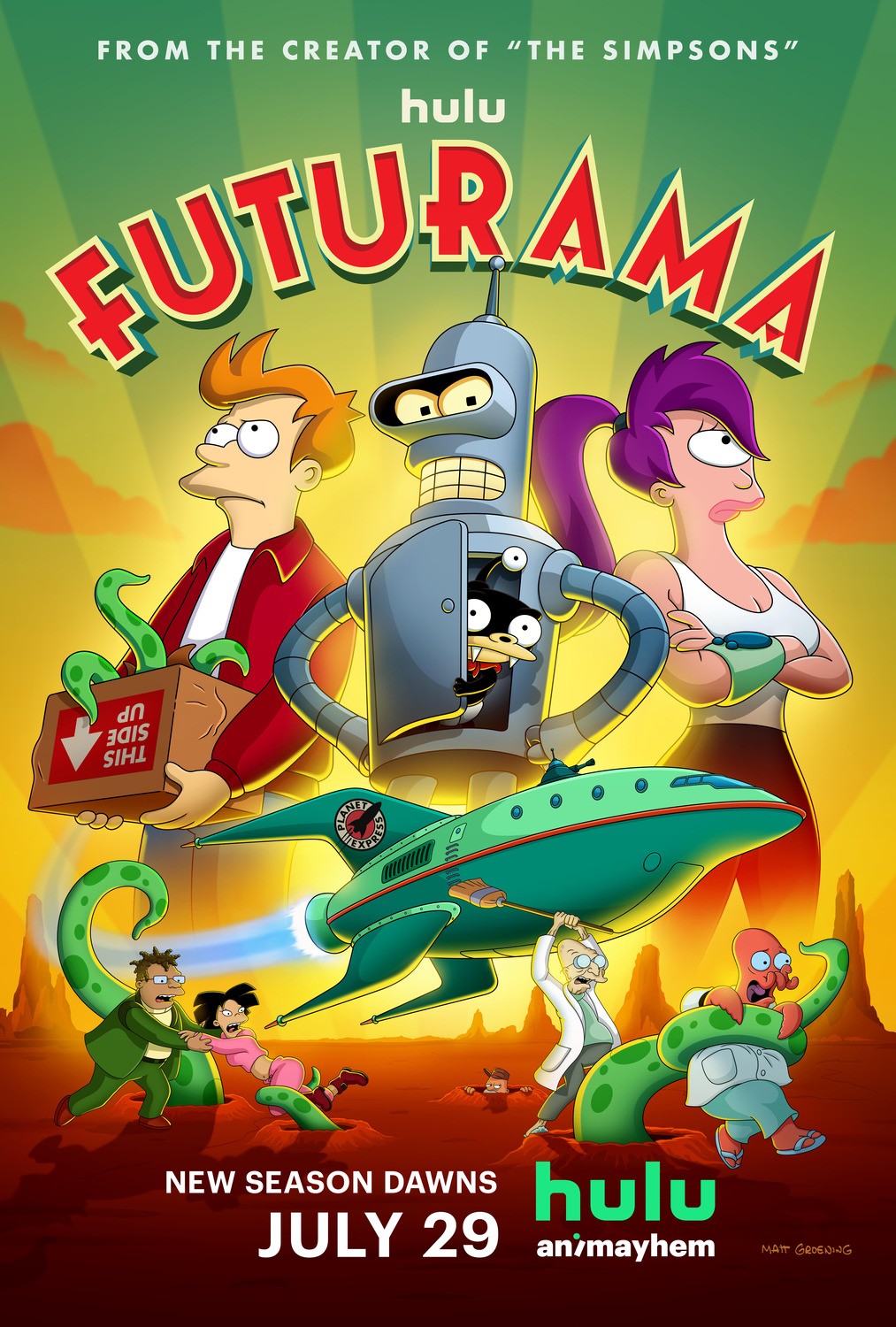 Extra Large TV Poster Image for Futurama (#6 of 6)