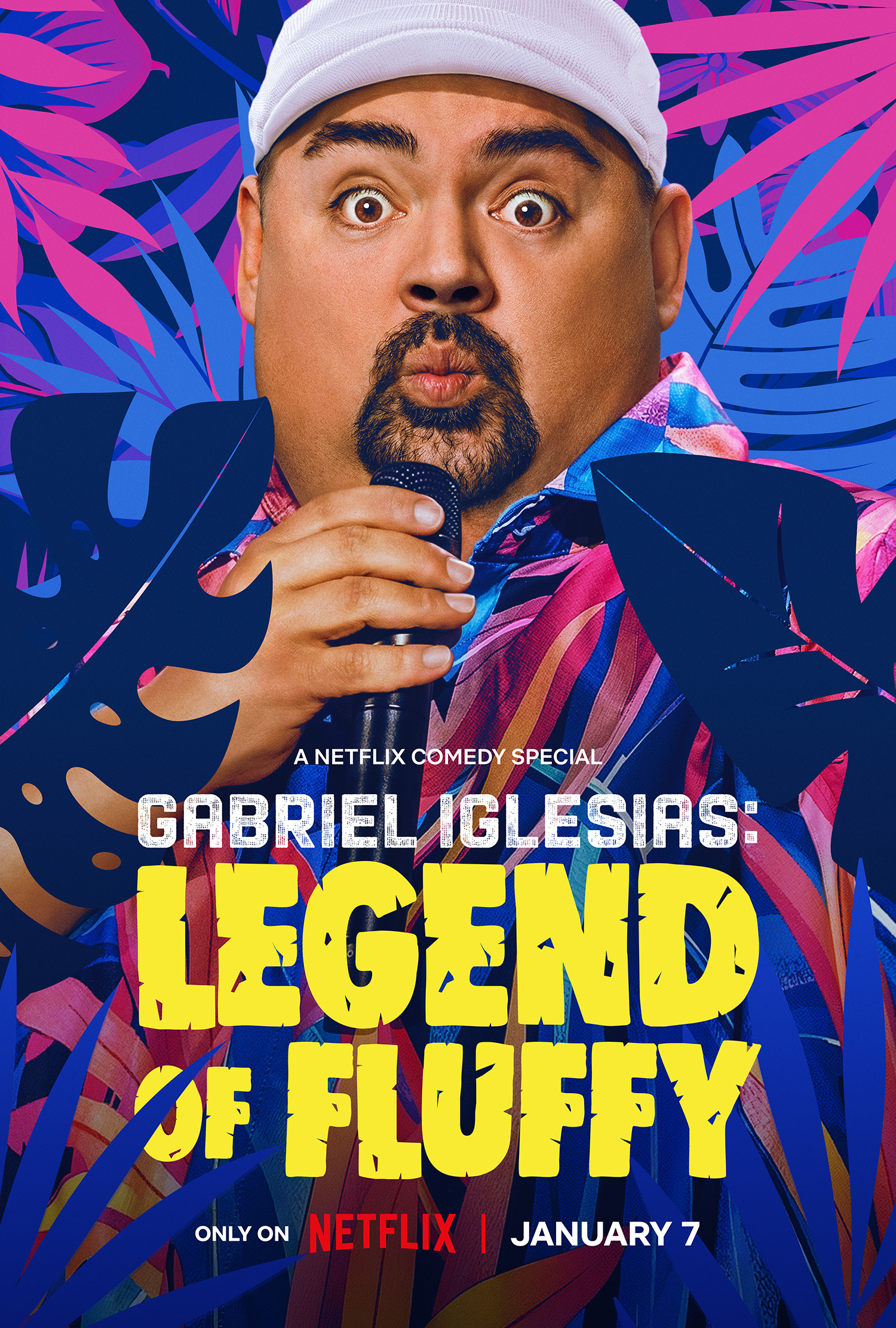 Mega Sized TV Poster Image for Gabriel Iglesias: Legend of Fluffy 