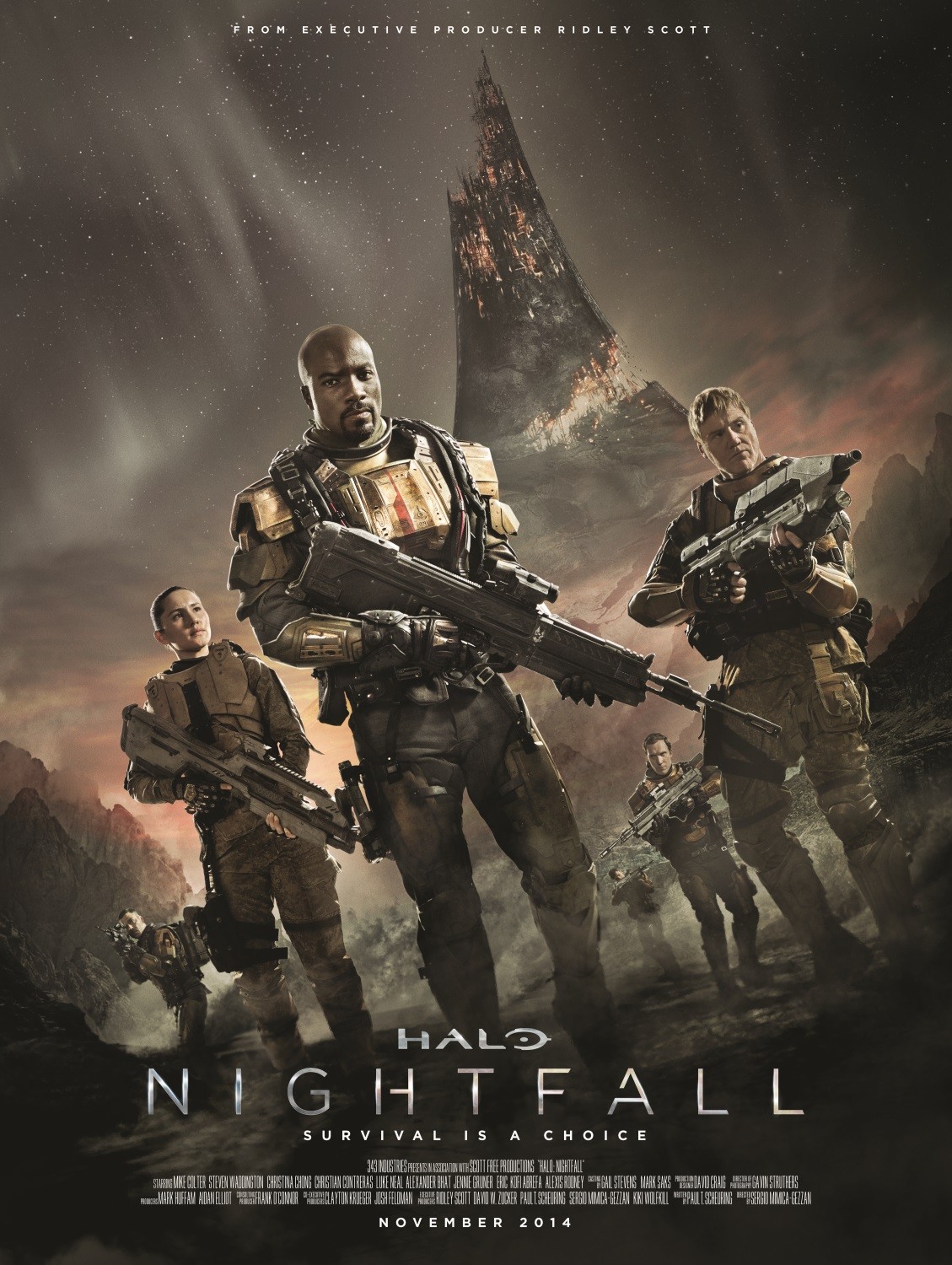 Extra Large TV Poster Image for Halo: Nightfall 