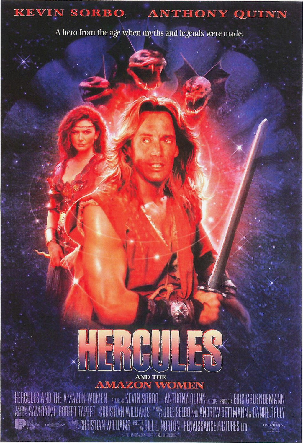 Extra Large TV Poster Image for Hercules and the Amazon Women 