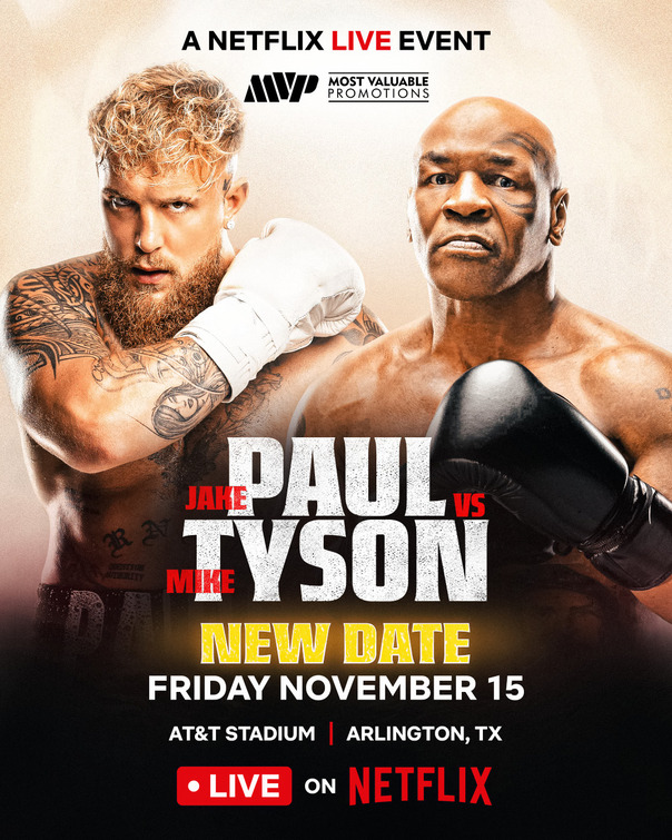 Jake Paul vs. Mike Tyson Movie Poster
