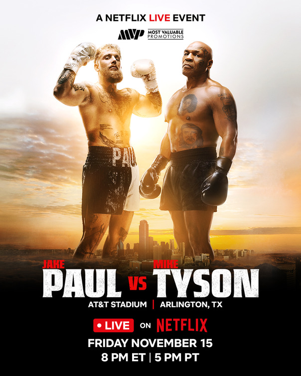 Jake Paul vs. Mike Tyson Movie Poster