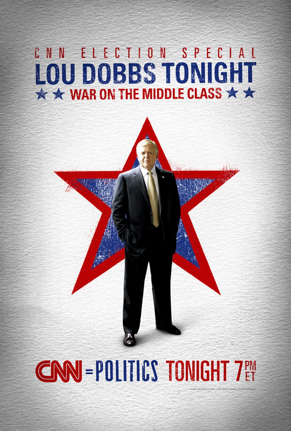 Extra Large TV Poster Image for Lou Dobbs Tonight 