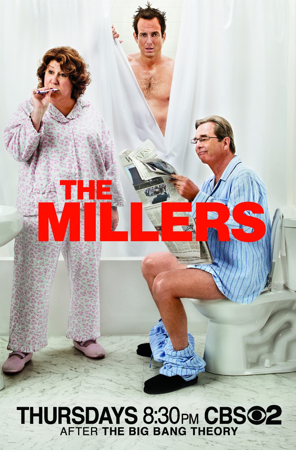 Extra Large TV Poster Image for The Millers 
