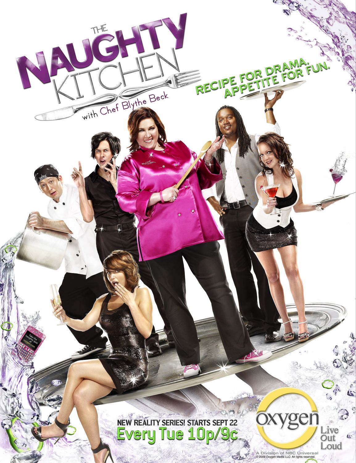 Extra Large TV Poster Image for The Naughty Kitchen with Chef Blythe Beck 