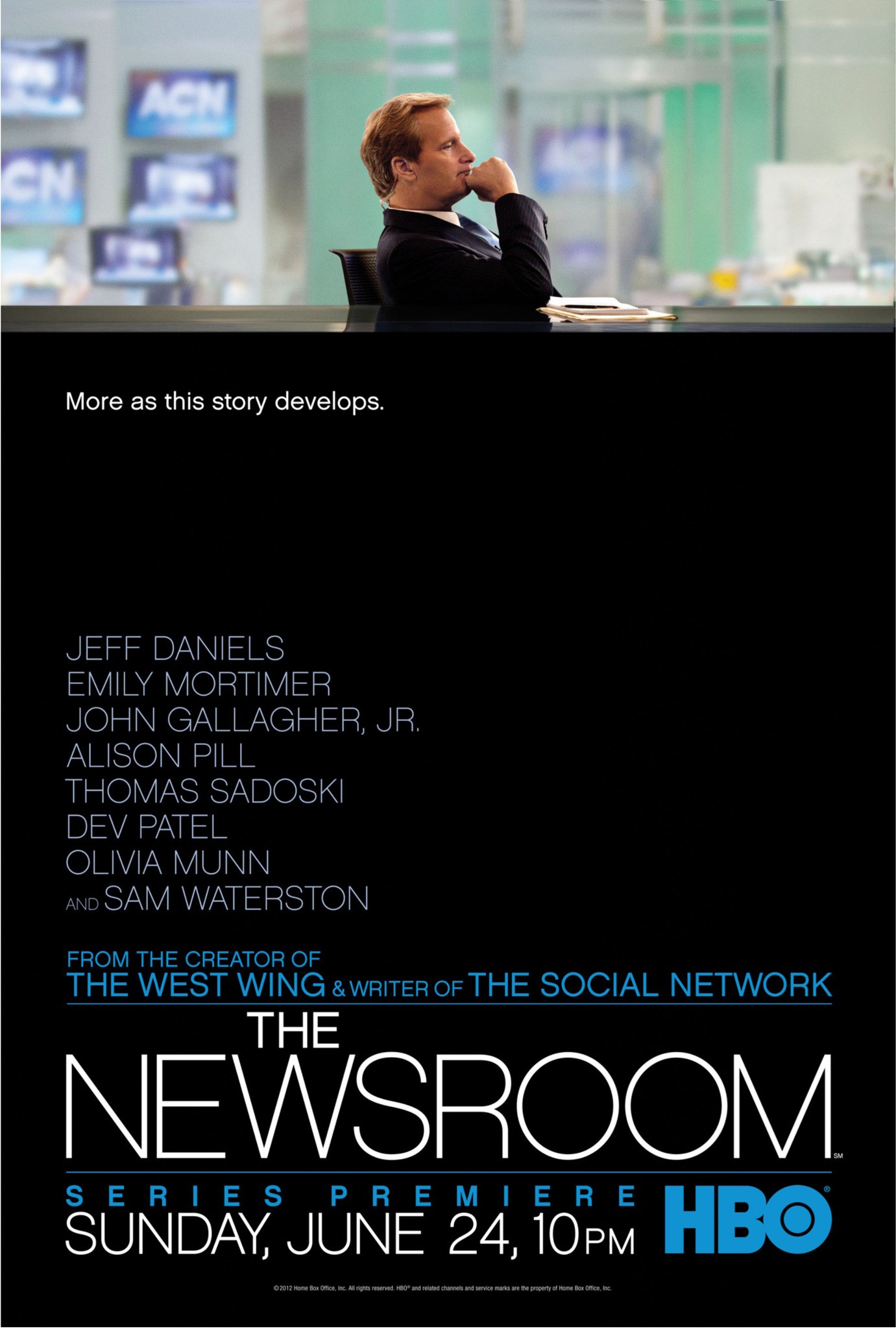 Mega Sized TV Poster Image for The Newsroom (#1 of 11)