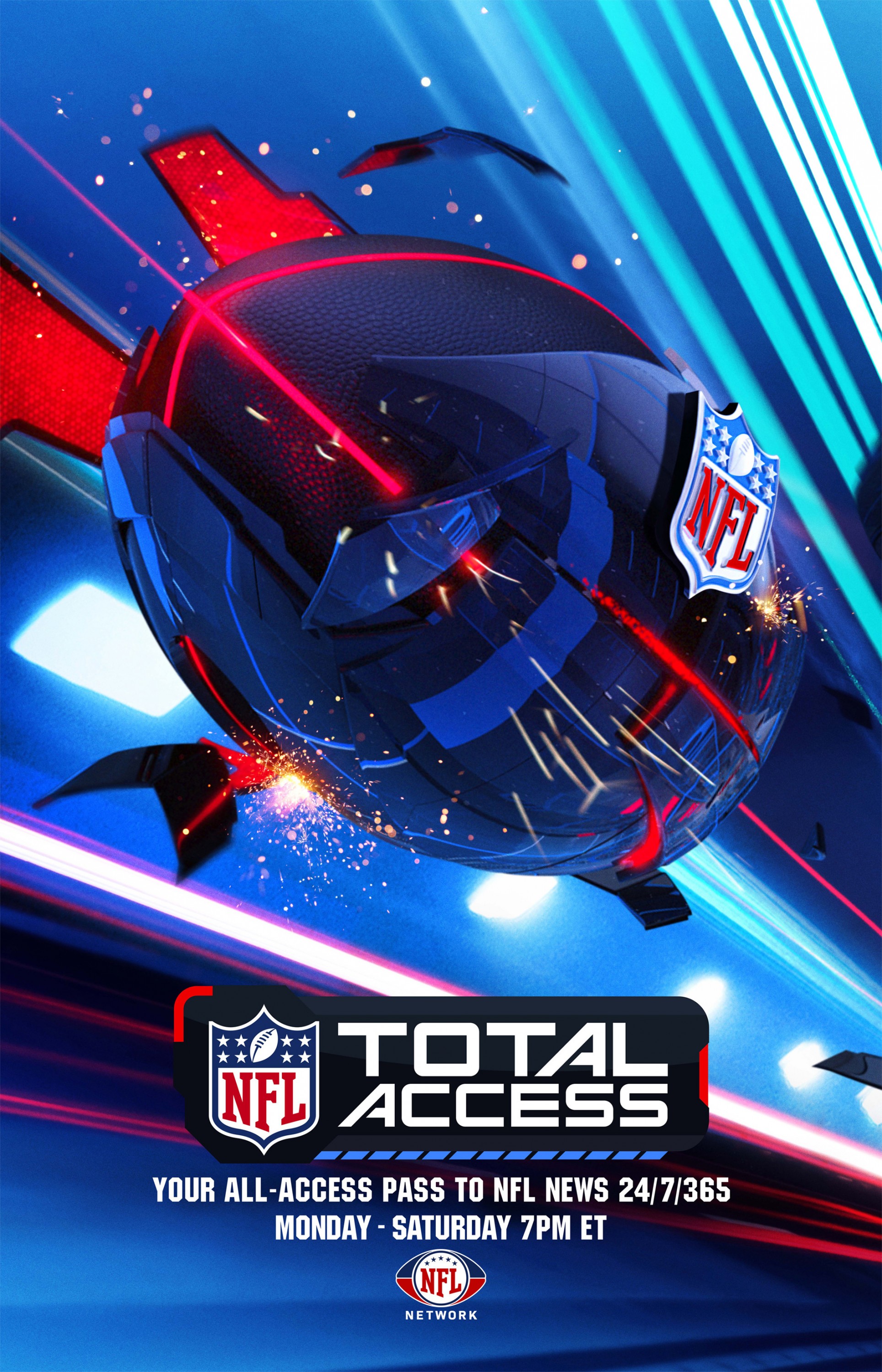 Mega Sized TV Poster Image for NFL Total Access 