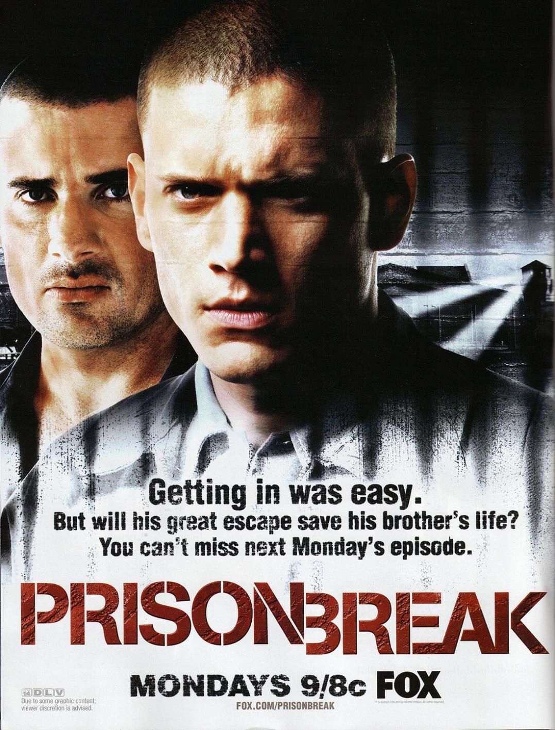 Extra Large TV Poster Image for Prison Break (#1 of 11)