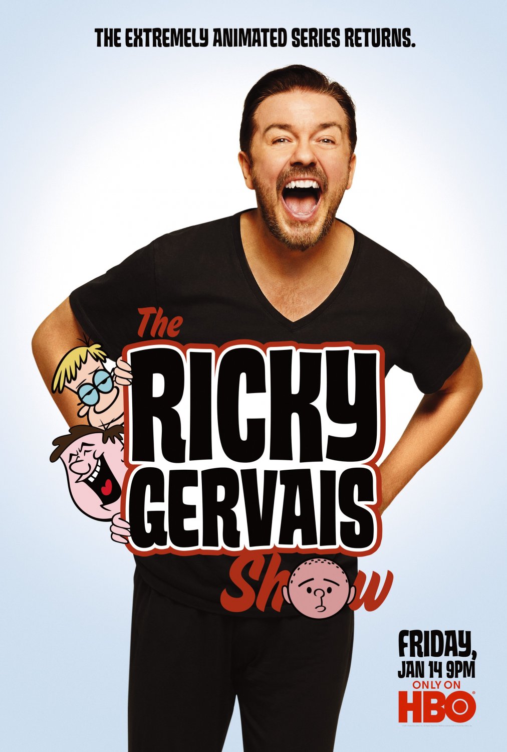 Extra Large TV Poster Image for The Ricky Gervais Show (#2 of 4)