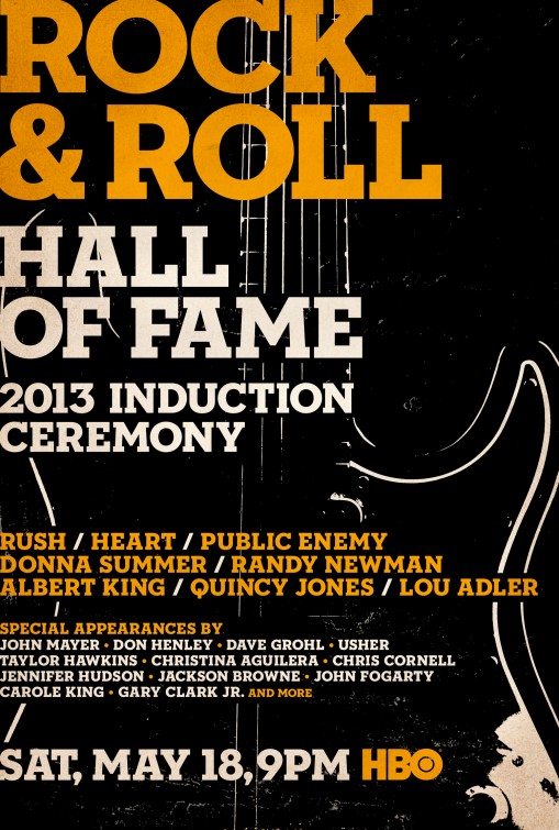 Rock and Roll Hall of Fame Induction Ceremony TV Poster (2 of 5) IMP