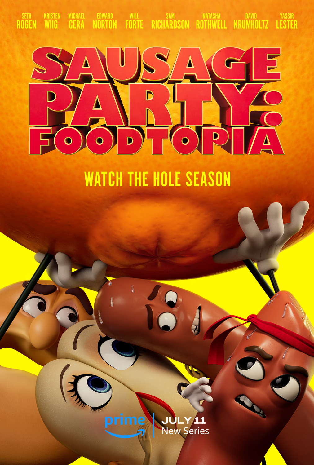 Extra Large TV Poster Image for Sausage Party: Foodtopia (#1 of 2)
