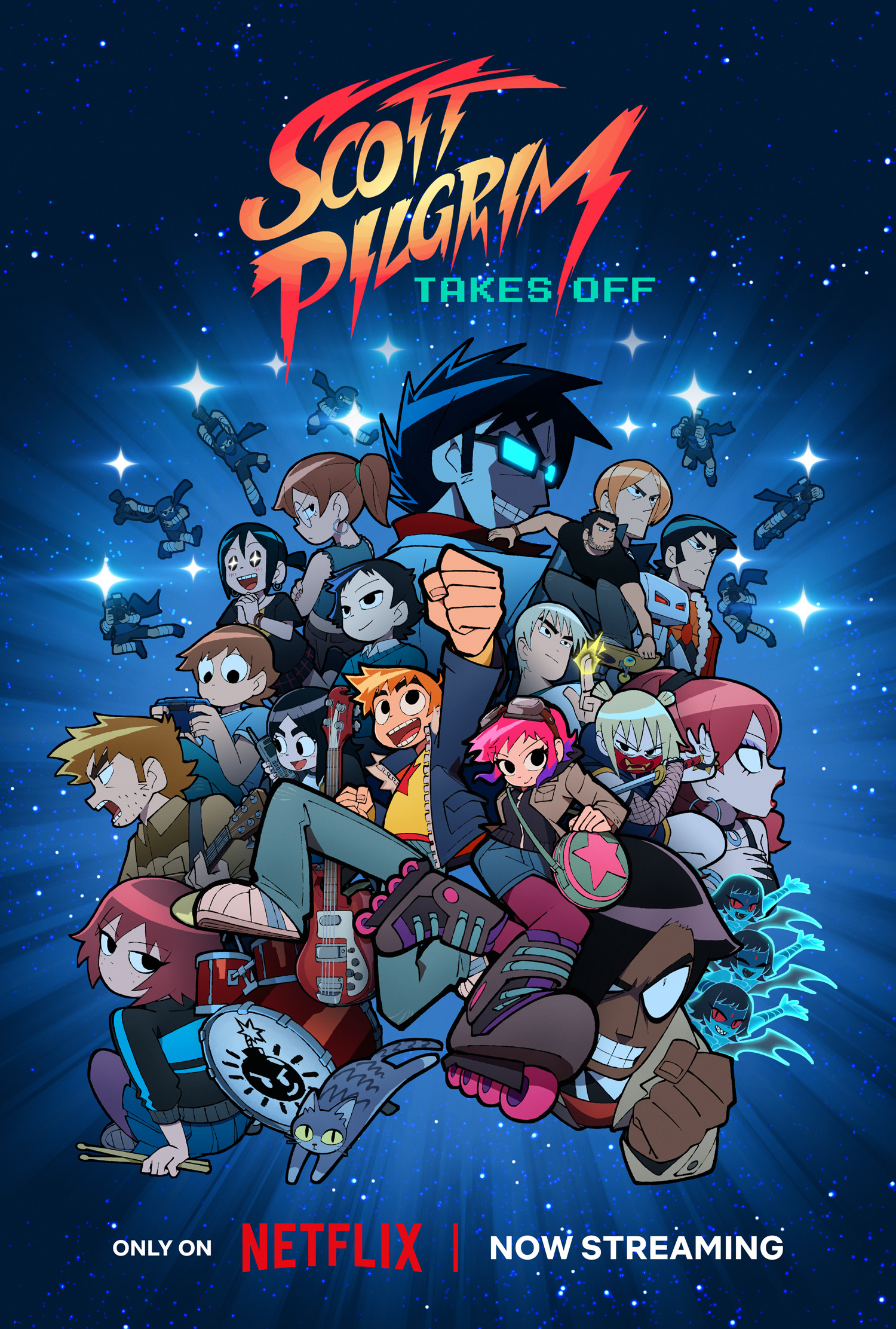 Mega Sized TV Poster Image for Scott Pilgrim Takes Off 