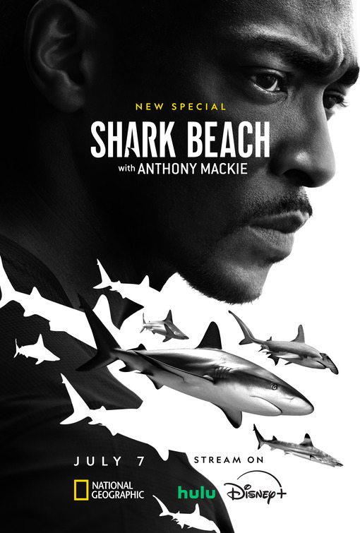 Shark Beach with Anthony Mackie Movie Poster