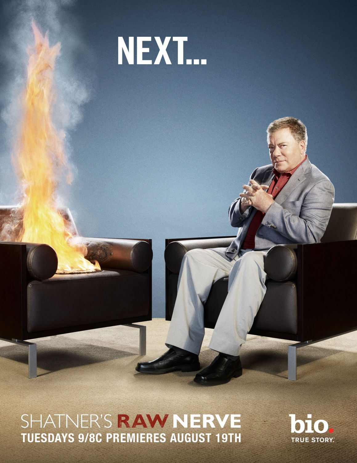 Extra Large TV Poster Image for Shatner's Raw Nerve (#2 of 2)