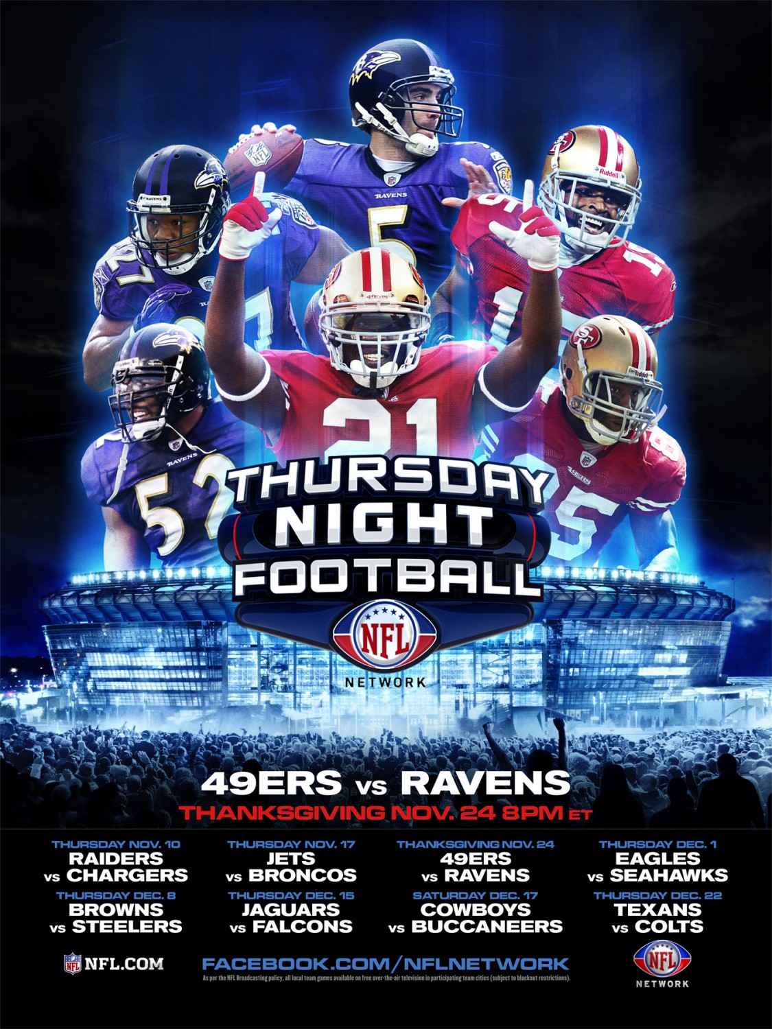 Extra Large TV Poster Image for Thursday Night Football (#1 of 3)