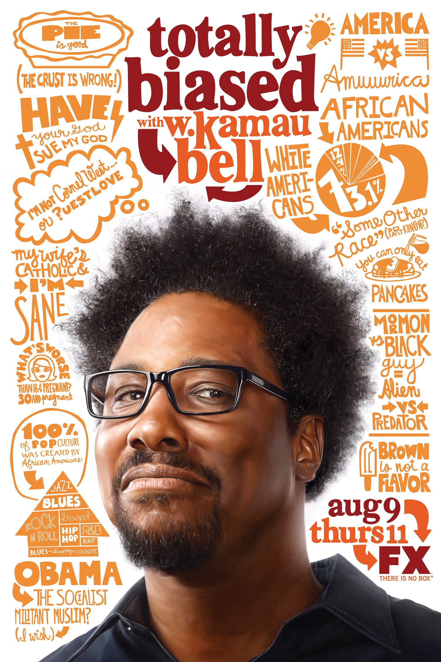 Mega Sized TV Poster Image for Totally Biased with W. Kamau Bell 