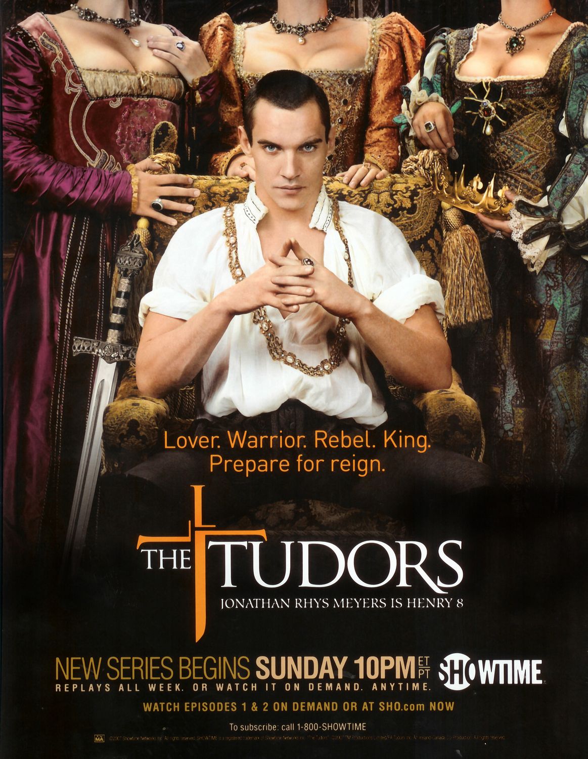 Extra Large TV Poster Image for The Tudors 
