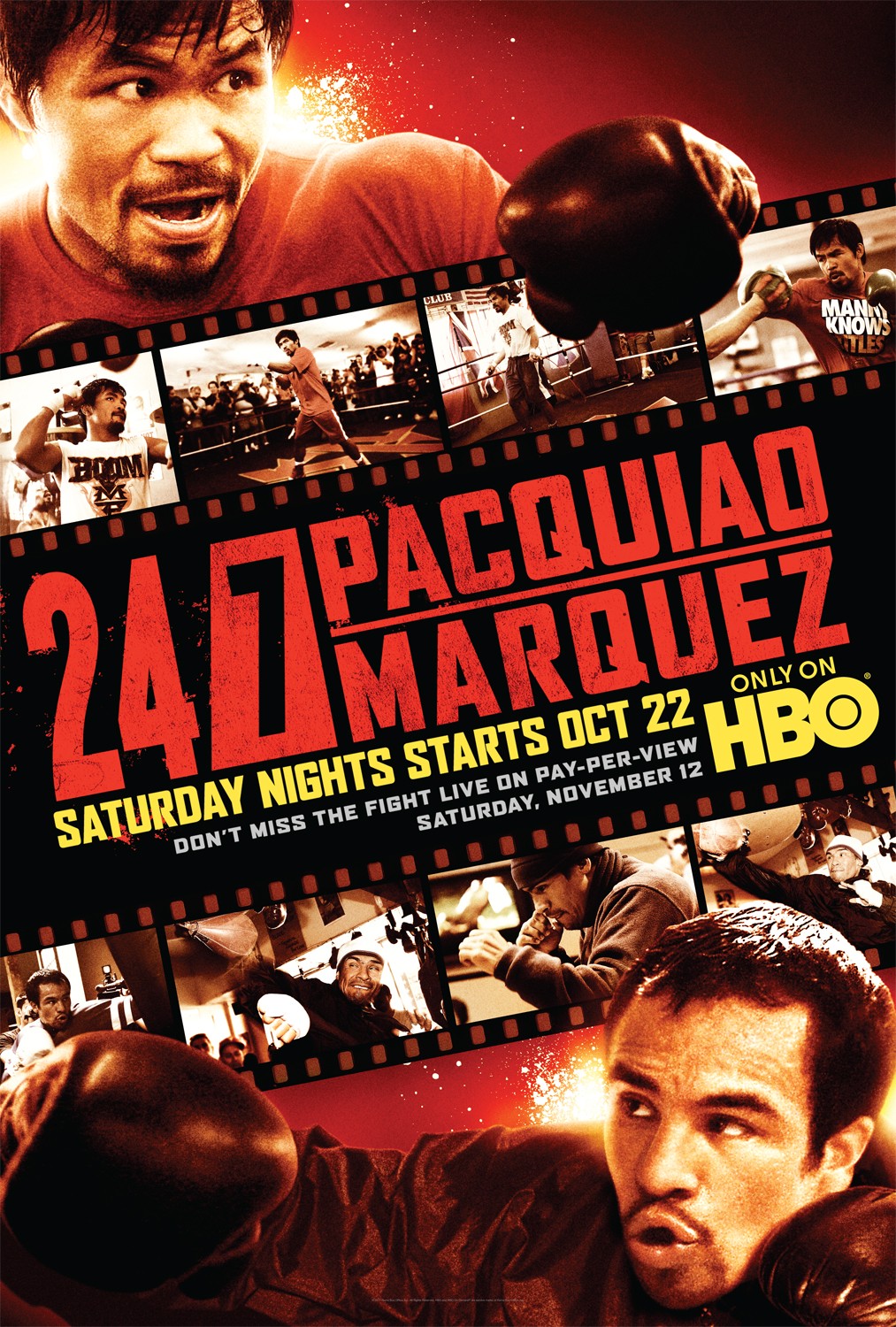 Extra Large TV Poster Image for 24/7 Pacquiao vs Marquez 