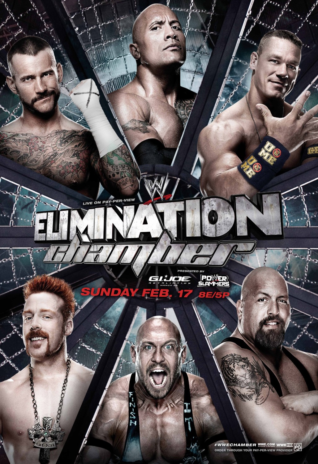 WWE Elimination Chamber (3 of 4) Extra Large TV Poster Image IMP Awards