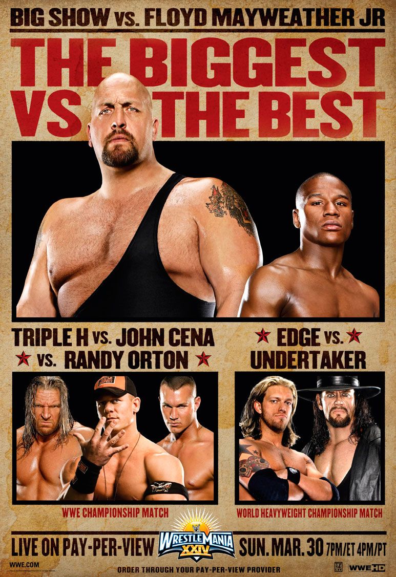 Extra Large TV Poster Image for WWE Wrestlemania (#2 of 16)