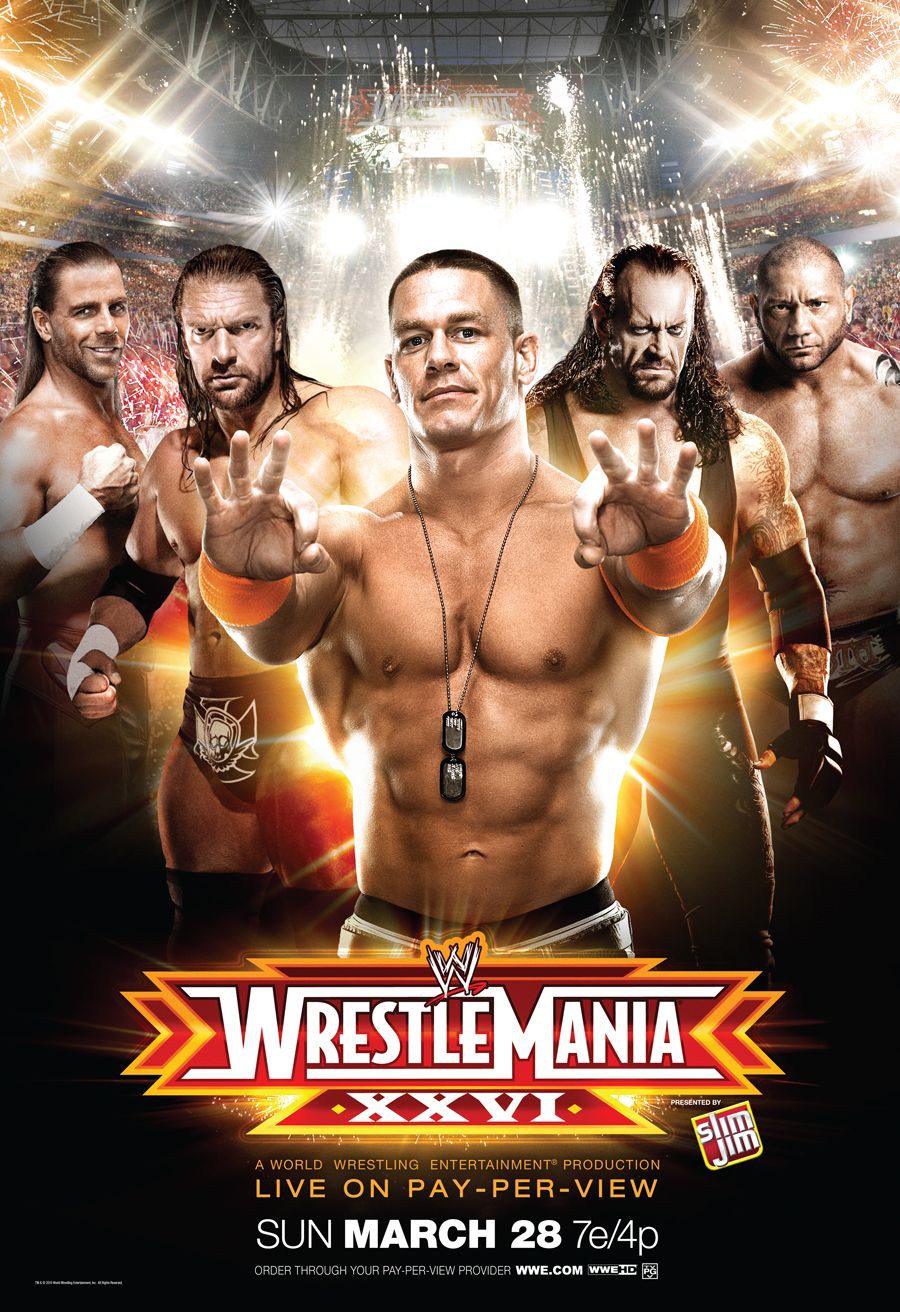 Extra Large TV Poster Image for WWE Wrestlemania (#3 of 16)