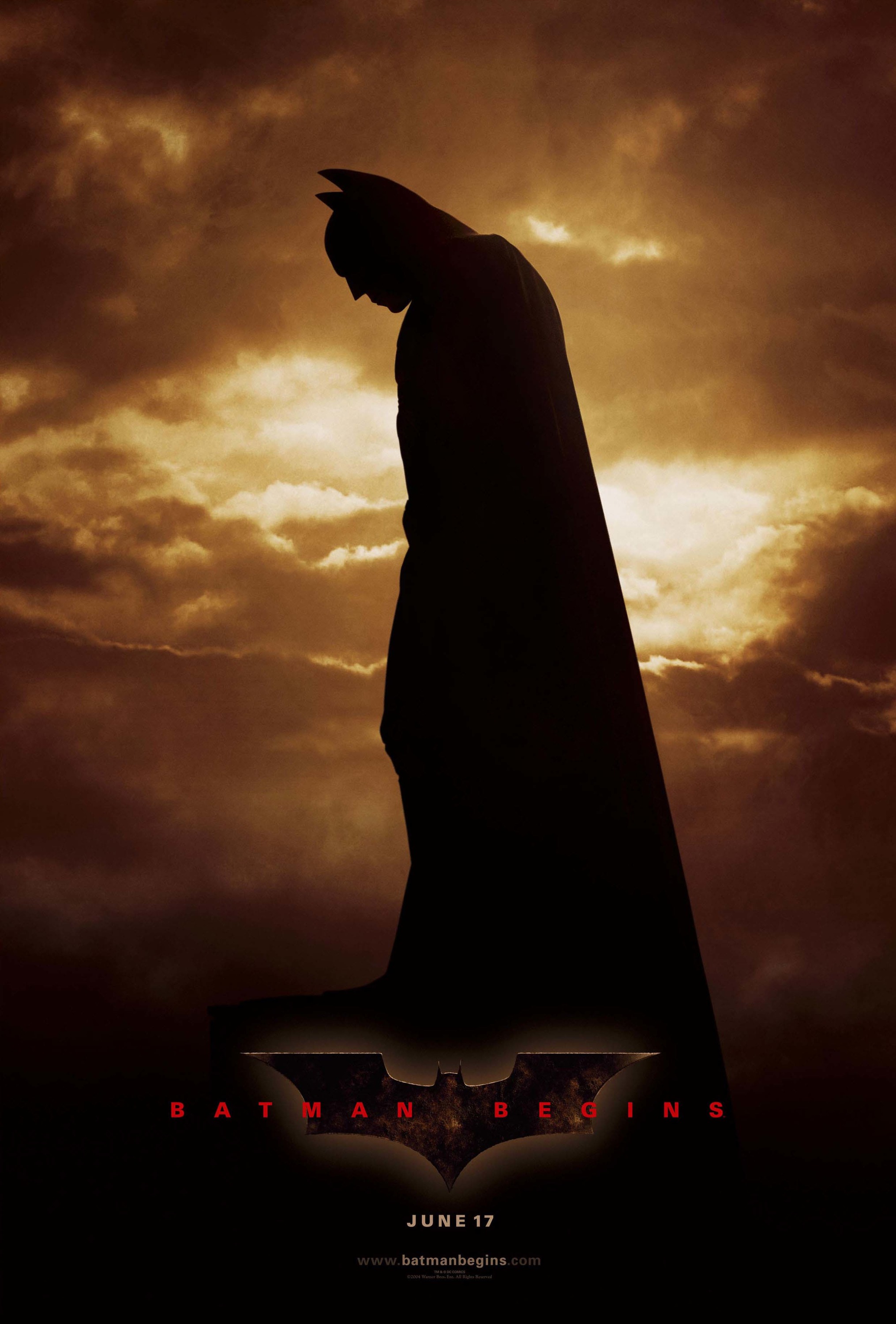 Batman Begins Movie Poster (#1 of 14) - IMP Awards