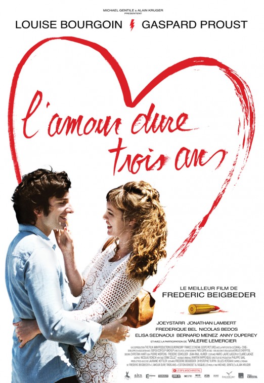 Love Lasts Three Years (aka L'amour dure trois ans) Movie Poster ...